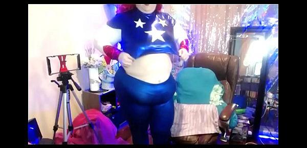  BBW MILF PORNSTAR PLATINUM PUZZY DRESSES IN COSPLAY COSTUME FOR LIVE CAMS